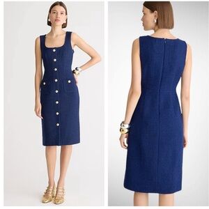 J. Crew Navy Blue Sophia Dress